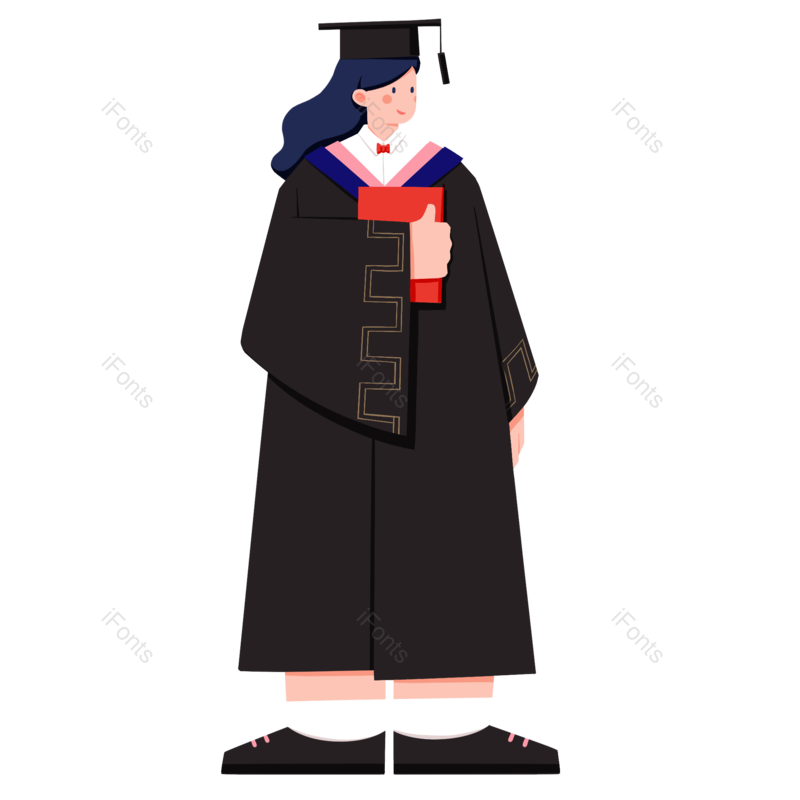 毕业季图片,女孩元素,毕业PNG,大学毕业免抠素材